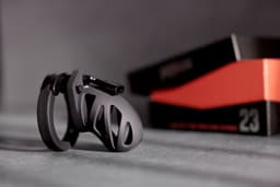Model 23 - Chastity Cage - 2.5'' / 6,5 cm - Black — thumbnail 10