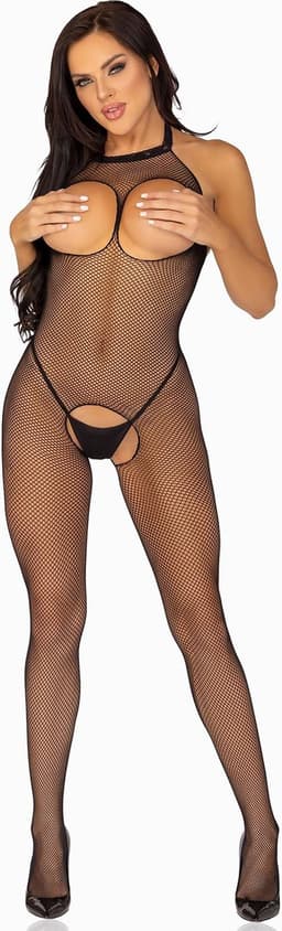 Fishnet Halter Bodystocking — thumbnail 11