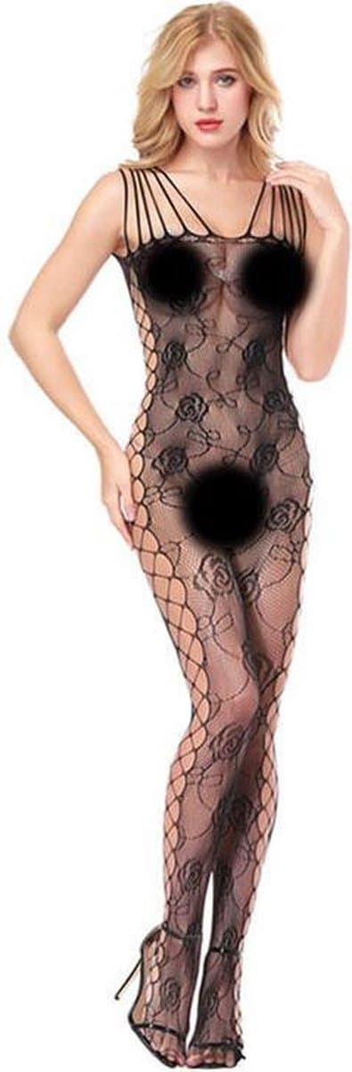 Zwarte Bodystocking - Faith — afbeelding 1