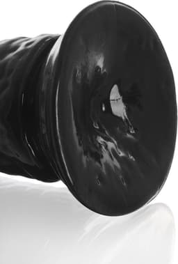 Dildo Fantasy Pleasure 'being fetish', Dildo met zuignap - Siliconen - zwart, 21 cm lang. — thumbnail 4