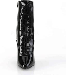 Pleaser Enkellaars -38 Shoes- SEDUCE-1020 US 8 Zwart — thumbnail 2