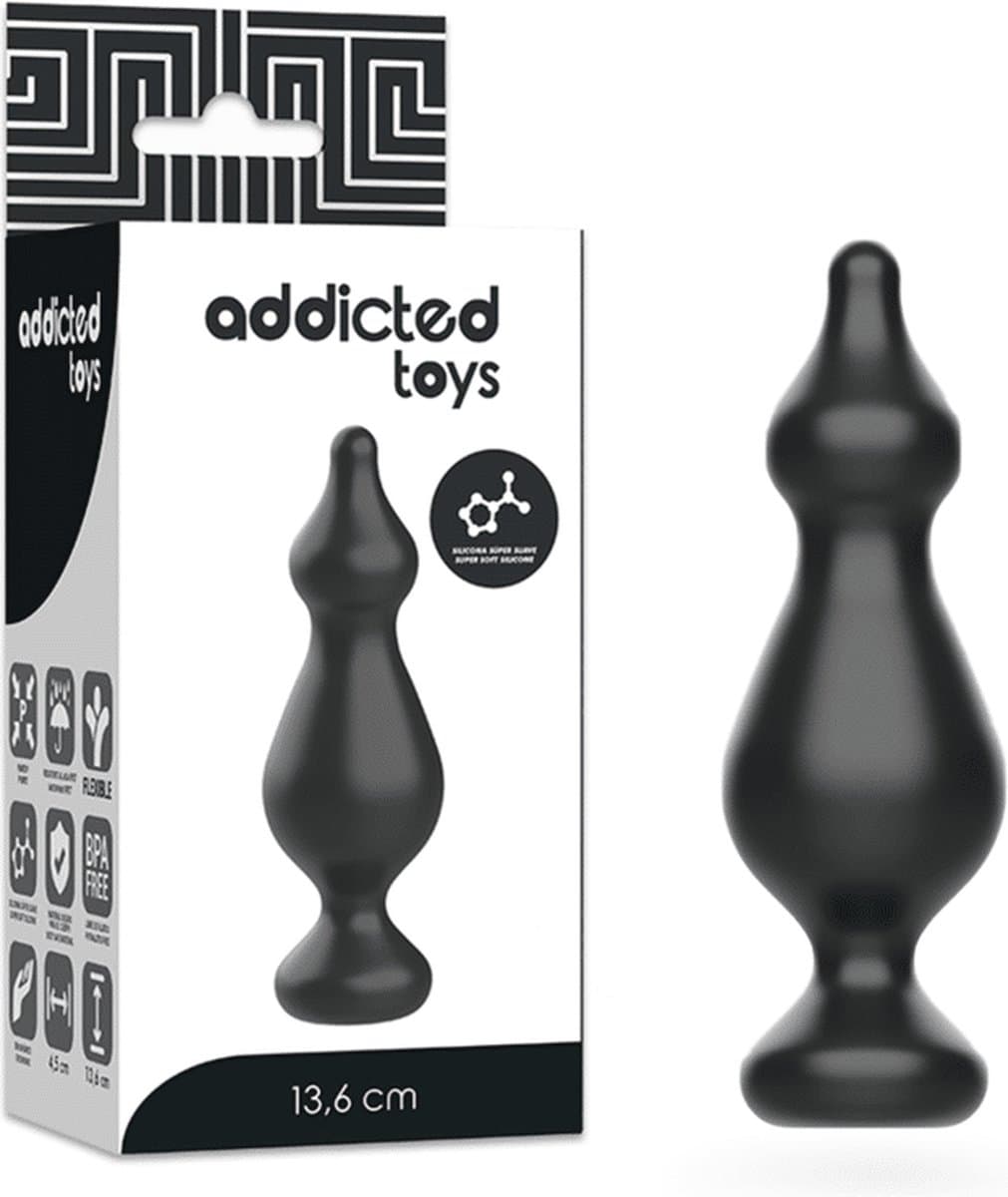 ADDICTED TOYS | Addicted Toys Anal Sexual Plug 13.6cm Black | Buttplug | Anal Plug | Sex Toy for Man — afbeelding 1