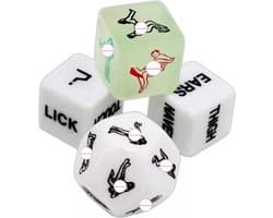 Go Go Gadget - Erotische Dobbelstenen 4stuks - Sexspel voor Koppels - Bachelor Gift - Vrijgezellenfeest - Glow in the Dark - Sex Standjes - Fun Sex Game - glow in the dark