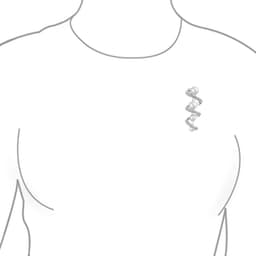 Elegante Bruids Vakantie Marquise CZ Ronde Kristal Wit Gesimuleerde Parel Krans Cirkel Sjaal Broche Pin Voor Vrouwen Bruiloft Goud Verzilverd — thumbnail 2