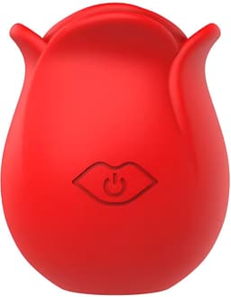SF Toys RoseAir - Roos vibrator met App-bediening - 10 Zuigstanden - Magnetisch USB-oplaadbaar - IPX7-waterdicht - Rood — thumbnail 1