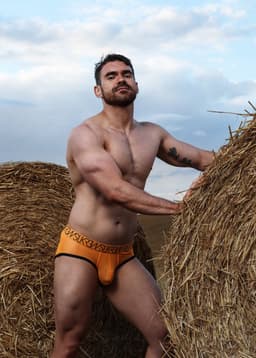 SUKREW Sheer Apex Brief Blaze - MAAT XXL - Erotisch Heren Ondergoed - Slip voor Man - Sexy mannen Slip — thumbnail 3