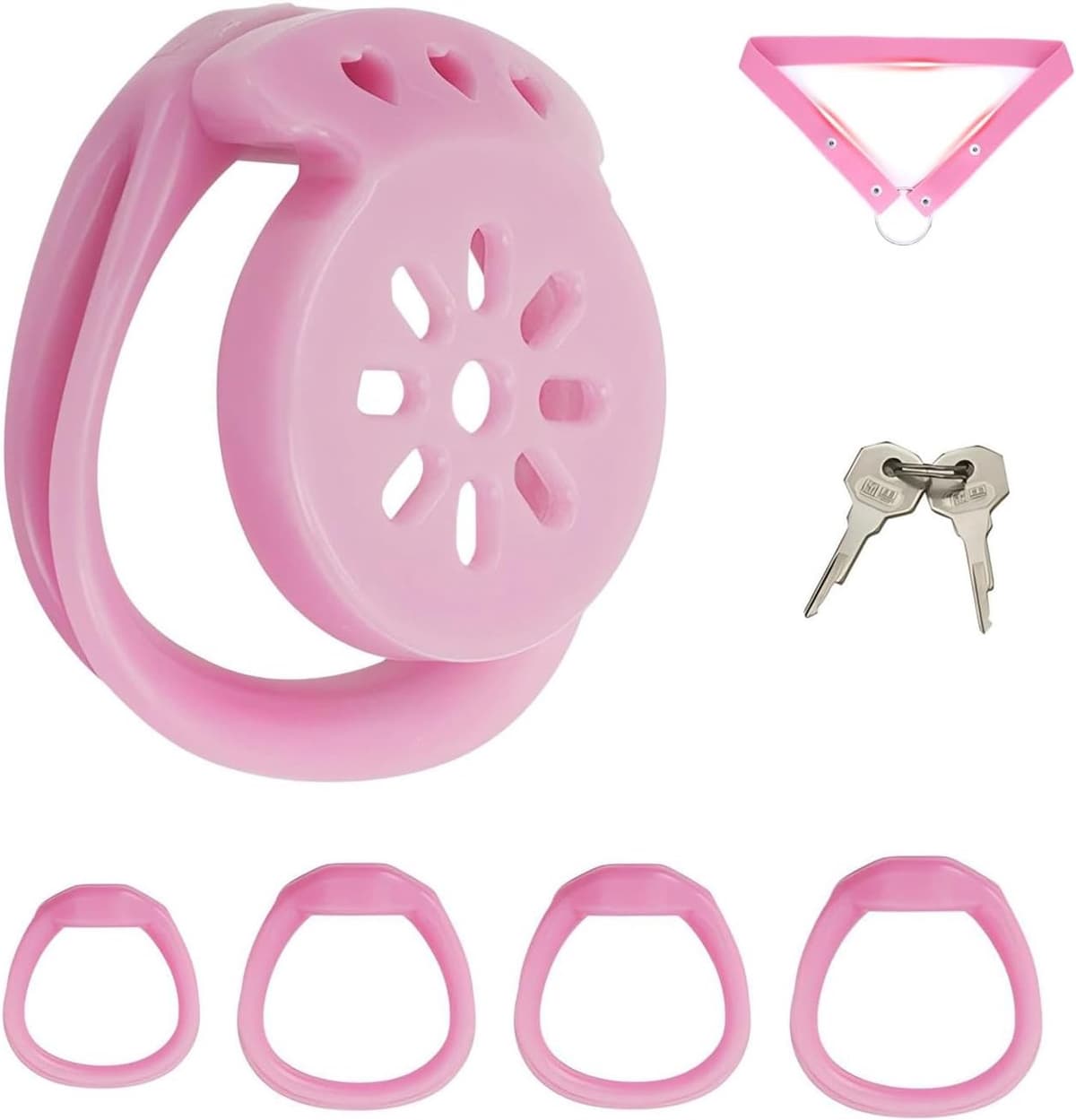 Cage met 4 Ringen en Verborgen Slot — afbeelding 1