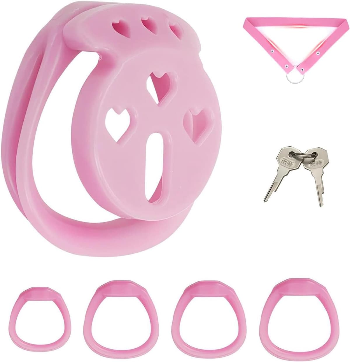 Cage met 4 Ringen en Verborgen Slot — afbeelding 1