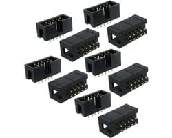 Stks 2x5 Pin 2.54mm Pitch Dubbele Rij Breadboard IDC Pin Headers