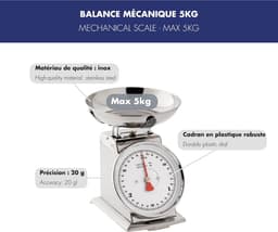 Mechanische keukenweegschaal, 5 kg — thumbnail 4