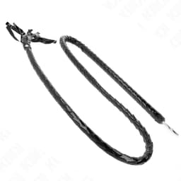 Lange Glanzende PVC Whip — thumbnail 2