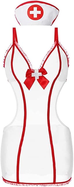 Dailygoods- Lingerie Sexy Verpleegster Kostuum - Cosplay Outfit - Speelse Body - 4 Stijlen - Zacht Materiaal - Eenheidsmaat — thumbnail 1
