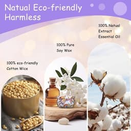 Aromatherapie Geurkaarsen Cadeauset voor Vrouwen - 6 Stuks, Stress Verminderende Kaarsenset voor Kerst, Verjaardag en Valentijnsdag — thumbnail 2
