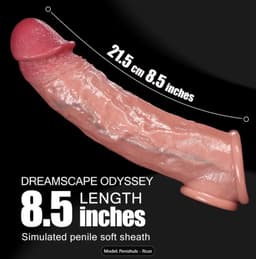 Penis Sleeve 21.5 cm groot - speeltje voor koppels - — thumbnail 1