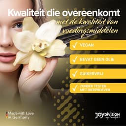 JOYDIVISION Warmup 150 ml massagevloeistof met vanillegeur en -smaak I verwarmend effect I net als massageolie — thumbnail 5
