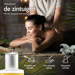 Vibratissimo 'Coconut': exotische massageolie met kokosnoot, liefdesolie, erotische olie, 100 ml — thumbnail 5