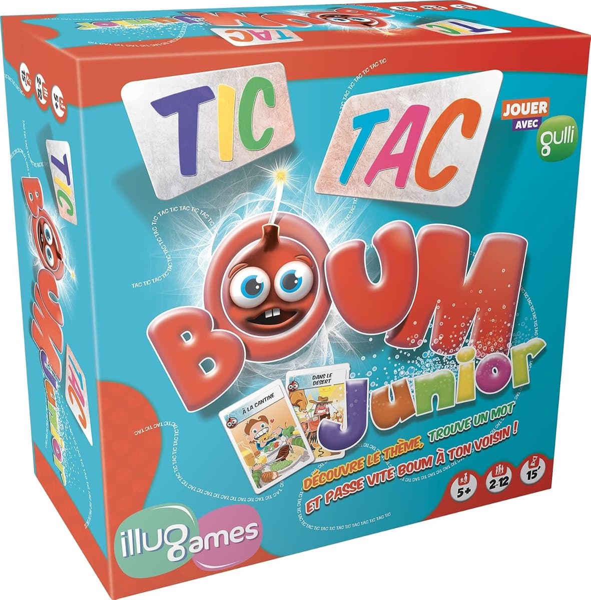 Tic Tac Boum Junior - Partyspel Kinderen - Familie Spelletjes - Explosieve Bom - 26 x 26 cm - Multicolor — afbeelding 1