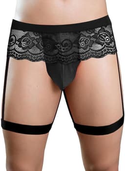 Jockstrap ondergoed voor heren - lage taille - zwart/rood - comfortabele pasvorm - ideaal voor dagelijks gebruik - ShopVlot — thumbnail 2