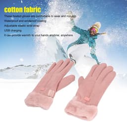 Dailygoods - Elektrische Verwarmingshandschoenen - Verwarmde Handschoenen - Ideaal voor Fietsen in de Winter - USB Aansluiting - Dames Handschoenen -... — thumbnail 4