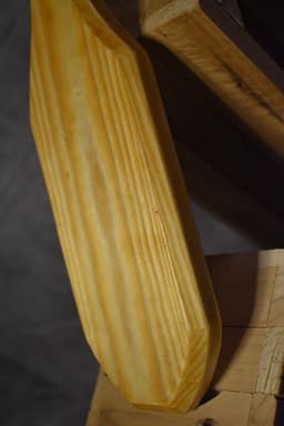No-Brush XL Paddle- grenen naturel – BDSM – Seks paddle – Bondage – Sm paddle – grenen hout – afwerking vernis - Paddle - SM - Impact play — thumbnail 2
