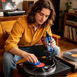 Platen Reiniger - Vinyl Onderhoud - Muziek Kwaliteit - Zachte Formule - 65 ml - Transparant — thumbnail 5