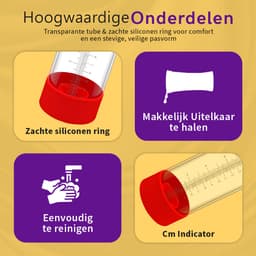 Elektrische Penispomp - 8 Zuigstanden – Penisvergroter Penis Pomp voor Erectieverbetering – Vacuüm Pomp Voor Mannen — thumbnail 5