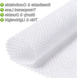 10 Vellen Witte Oognetten voor Fursuit Maskers, 21×30 cm Waterdicht PVC Mesh voor Therian Maskers, Cosplay Ogen en DIY Kat Maskers, Creatieve Cosplay Accessoires — thumbnail 5