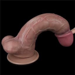 Lovetoy - Realistische XXL Dildo Met Zuignap 26.5 x 4.8 cm - Donkere Huidskleur — thumbnail 12