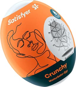 Satisfyer Masturbator Egg, verschillende structuren, hydro-actief TPE, geen glijmiddel nodig, voor eenmalig gebruik — thumbnail 3