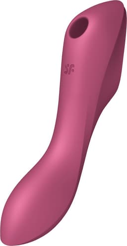 Satisfyer, drukgolfvibrator, Curvy Trinity 3, 17,5 cm, 3 motoren, veelzijdig, drukgolven en trillingen — thumbnail 1