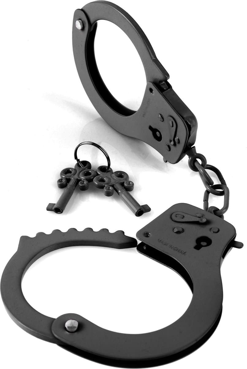 Pipedream Fetish Fantasy HandBoeien Metal Designer Handcuffs zwart — afbeelding 1