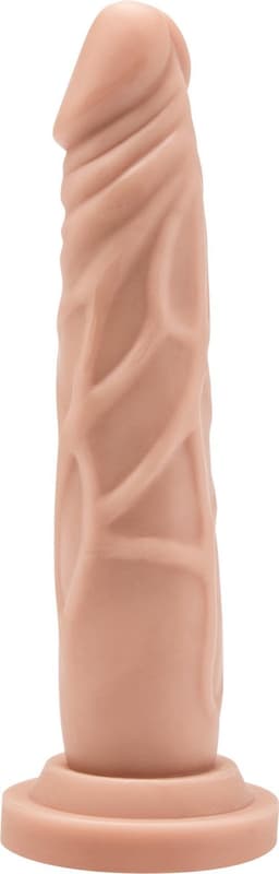 Realistische dildo 7" (17.8 cm) beige — thumbnail 1