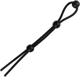 Verstelbare Lasso Cockring I Penisring I Cockring I Siliconen I Met 3 Verstelbare Ringen I 19 CM Diameter I Zwart — thumbnail 5