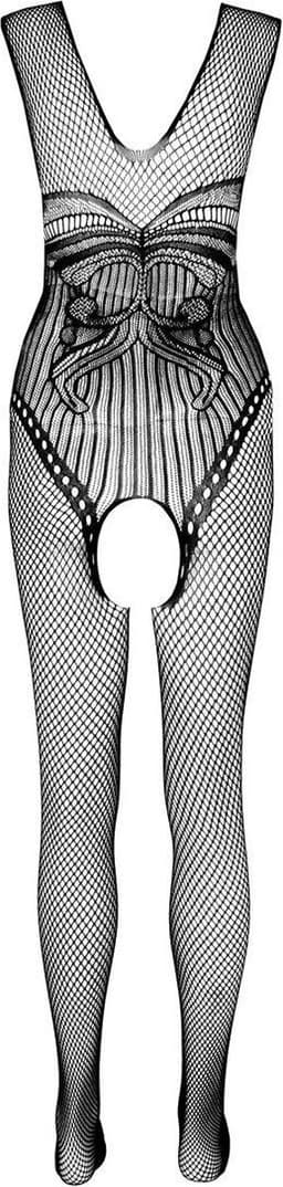 Catsuit met open kruis wit — thumbnail 5