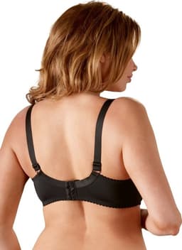 Cottelli Plus Size – Mooi Verfijnd Open Beha met Licht Gevoerde Cups voor een Eerste Klas Uitstraling – Maat 85E – Zwart — thumbnail 4
