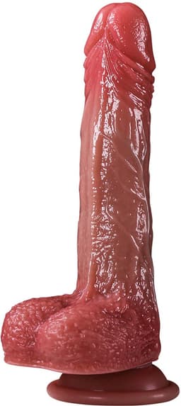 stotende en intens trillende - thrusting dildo. USB oplaadbaar - remote control - BIGGY — thumbnail 11