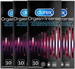 Durex - Orgasm'Intense - Condooms - 4 x 10 stuks stuks - voordeelverpakking - met stimulerende gel voor een intensere orgasme — thumbnail 10