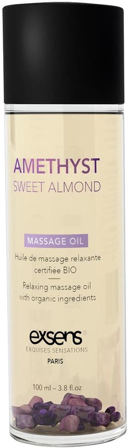 Exsens - Amethist Zoete Amandel Biologische Sensuele Lichaams- & Massageolie — thumbnail 4