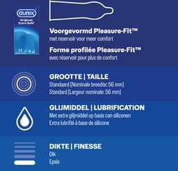 Durex - 24 stuks Condooms - Thin Feel 1x12 stuks - Extra Safe 1x12 stuks - Voordeelverpakking — thumbnail 4
