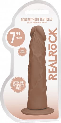 Shots - RealRock Dong zonder Testikels - 17 cm tan — thumbnail 5