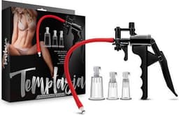 Temptasia - Clitoris- En Tepel Vacuüm Zuigers Complete Set Met Grippomp — thumbnail 8