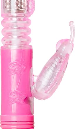 EasyToys - Stotende Butterfly Vibrator - Vibrators voor Vrouwen - Sex Toys voor Vrouwen - Vibrators - G-Spot Vibrator - Clitoris Stimulator - Roze — thumbnail 4