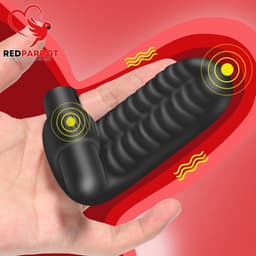 Premium vingervibrator - Krachtige stimulans - Tien trilstanden - Topkwaliteit - Erotische vibrator - Hoogwaardige uitvoering - Intimiteit - Vingeren — thumbnail 2