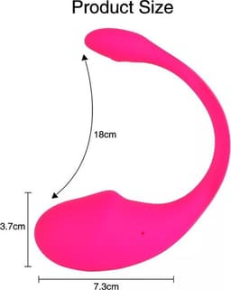 Loiss® Draagbare Vibrator 3 – Vibrerend Ei met App-bediening – 10 Standen, Stil & Oplaadbaar – Waterproof Clitoris Stimulator – Sex Toy voor Vrouwen & Koppels – Roze — thumbnail 3