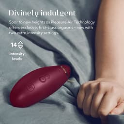 Womanizer Premium 2 - Luchtdrukvibrator - Bordeaux — thumbnail 3