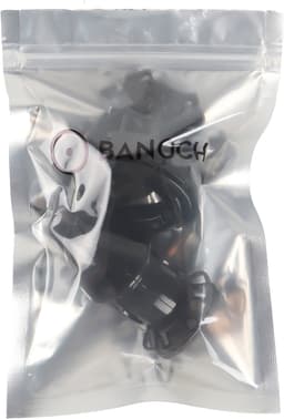 Banoch | Cockcage zwart | peniskooi van kunststof met verstelbare ring — thumbnail 3