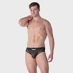 WOH microfiber herenslip personal allure mesh zwart — thumbnail 10