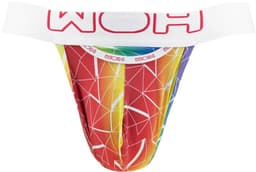 WOH heren microfiber G-string rainbow multi — thumbnail 1