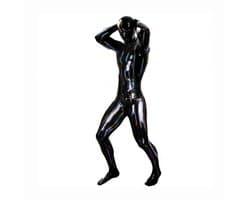 latex outfit heren - Jumpsuit - Handschoen - Sokken - Masker - BDSM