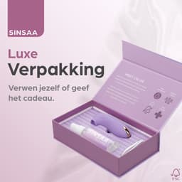 Sinsaa Luchtdruk Vibrator voor Vrouwen - Clitoris Stimulator - Sex Toys voor Vrouwen - Sexspeeltjes voor Koppels - 10 Zuigfunctie Snelheden - Inclusief Sextoy Cleaner - Chloé Satisfy Paars — thumbnail 8